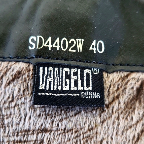 VANGELO Black Full-Zip Tall Dress Boots (Eu-40) - Picture 14 of 15